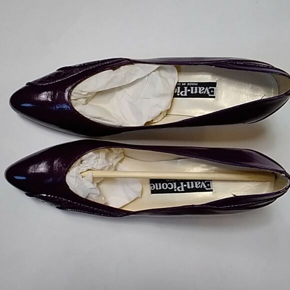 EVAN-PICONE VINTAGE WOMEN SHOES HEELS ALL LEATHER SIZE 6.5 - Picture 10 of 13